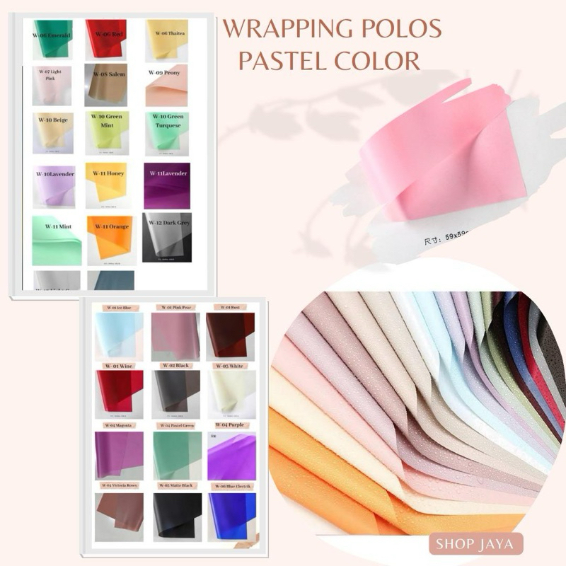 

[ 5 LEMBAR ] KERTAS BUKET BUNGA POLOS WRAPPING PAPER BOUQUET CELLOPHANE BUNGA WATERPROOF GROSIR MURAH FREE PACKING
