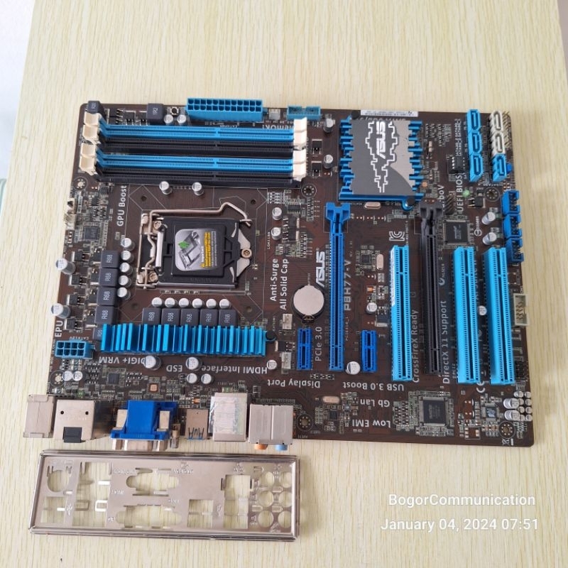 Motherboard H77 Asus P8H77-V Intel 1155 Sandy Ivy Bridge DDR3
