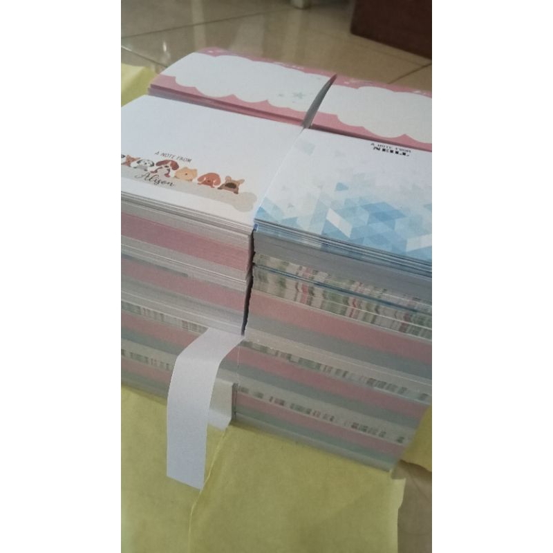 

CUSTOM Memopad / Request Ukuran