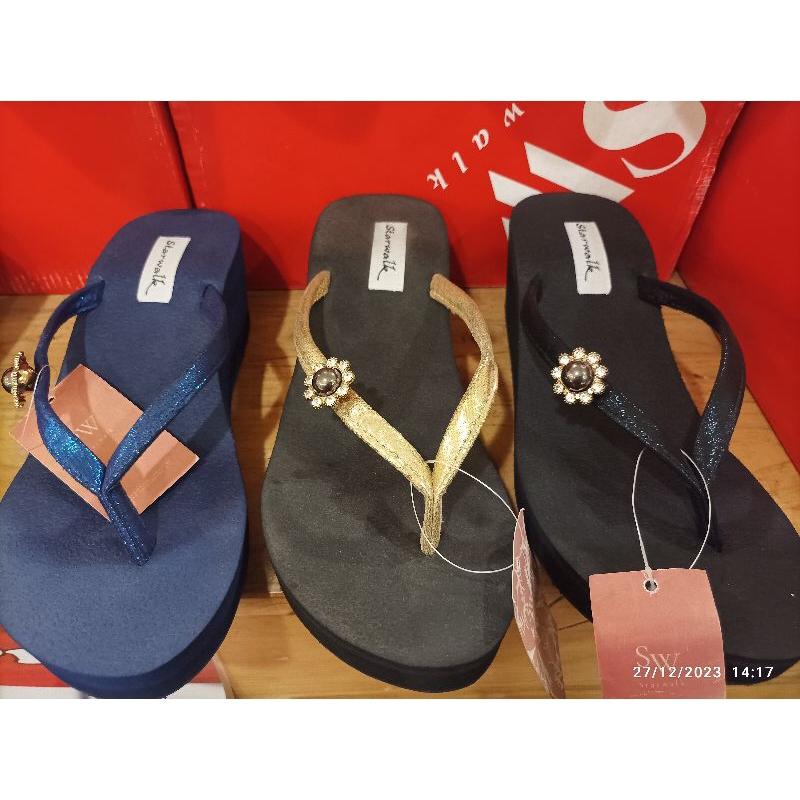 Sendal sandal wedges wanita Starwalk Jasmine original promo murah