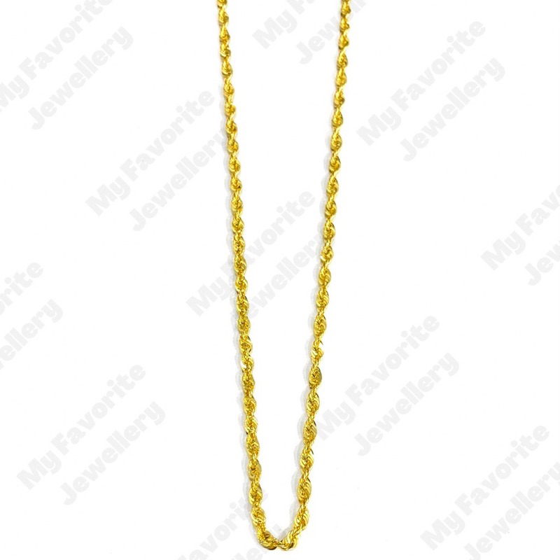 Kalung Emas Asli Tali Korea 5graman Kadar 700 dan 875