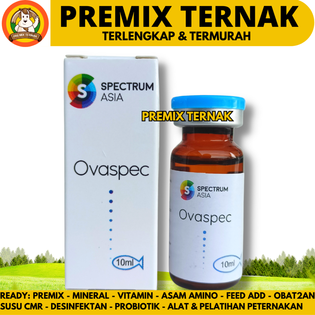 OVASPEC 10ML - Hormon Pemijah Ikan Pengganti Ovaprim