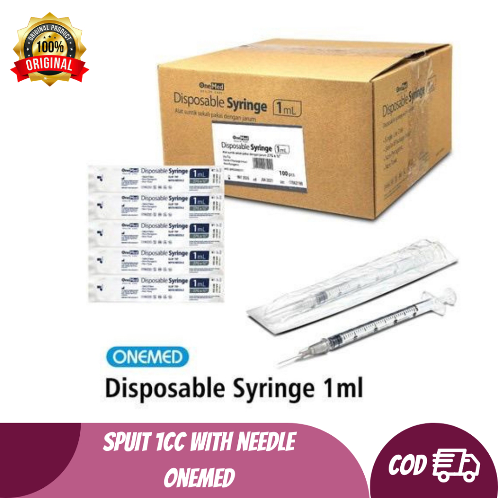 Spuit 1cc Onemed Box isi 100pcs