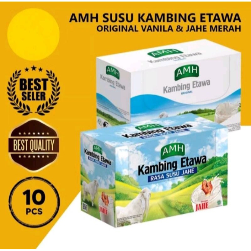 

AMH SUSU KAMBING ETAWA RASA ORIGINAL VANILA DAN JAHE PER BOKS 10 SACHET