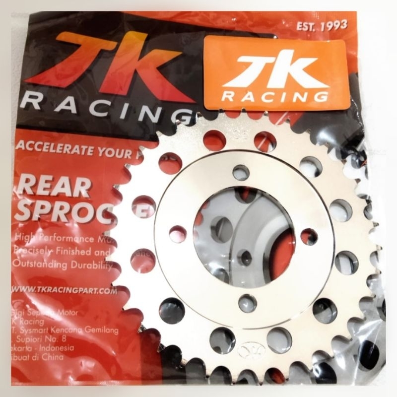 TK Racing Gear Belakang 428 Supra X XX Fit Old Leganda Grand Win 35T 36T 37T 38T 39T 40T 41T