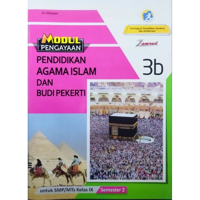 LKS Pendidikan agama Islam / PAI SMP MTS Kelas 9 XI Semester 2 K13 l Zamrud l lama