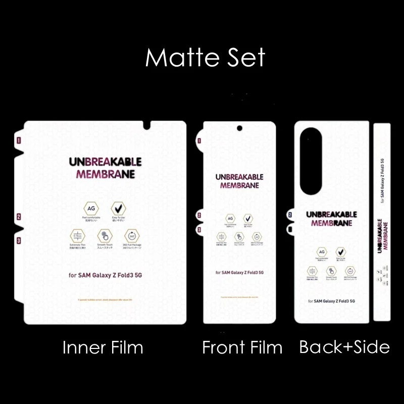 Samsung Z Fold 4 5G PAKET 3in1 Screen Protector HYDROGEL MATTE  Antigores Hp Samsung Galaxy Z Fold 4