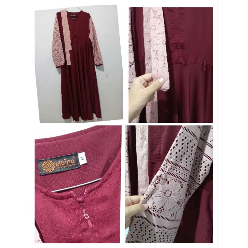 elbina hijab, preloved/bekas kondisi masih bagus