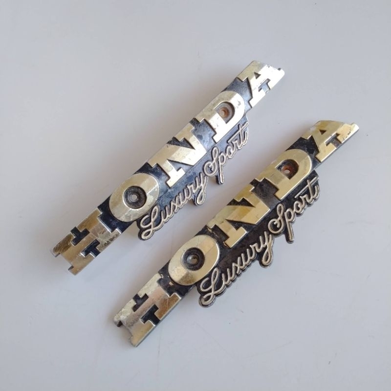 EMBLEM TENGKI GL MAX PRO GL 100 ORIGINAL COPOTAN EMBLEM HONDA LUXURY GL MAX ORI