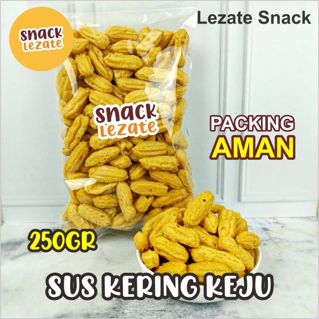 

Sus Kering Keju Panjang 250gr Renyah Kue Soes Kering / Sus Kering Kiloan Soes Kering Keju Soes Kering Kiloan Sus Bawang Lezate Snack