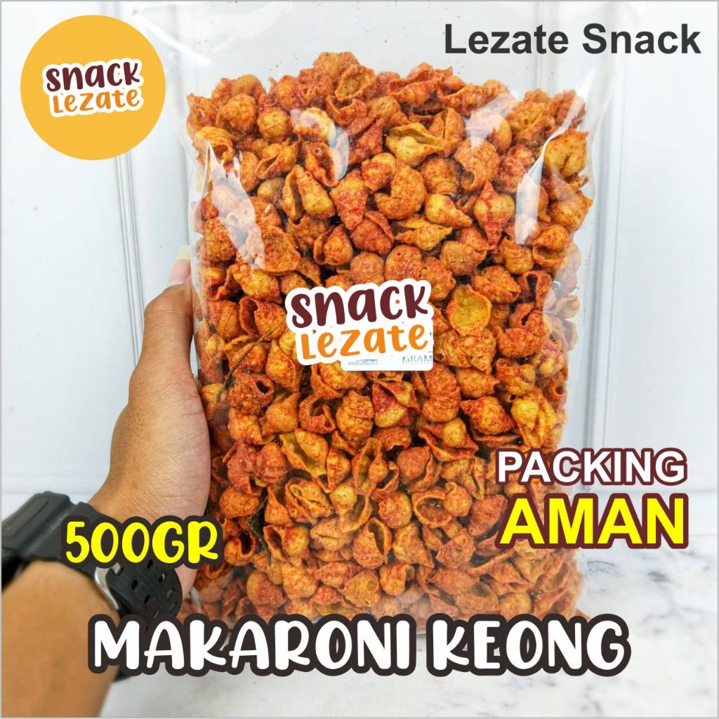 

Makaroni Bantet Kerang Daun Jeruk Murah 500gr Murah Renyah Enak / Macaroni Pedas Daun Jeruk Kiloan / Makaroni Bantat / Makaroni Bantet Pedas / Macaroni Bantet Sedap Snack