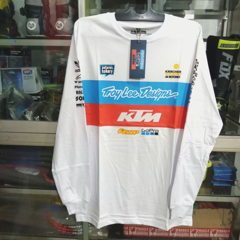 KAOS TRAIL LENGAN PANJANG BAJU MOTOR CROSS T-SHIRT KTM