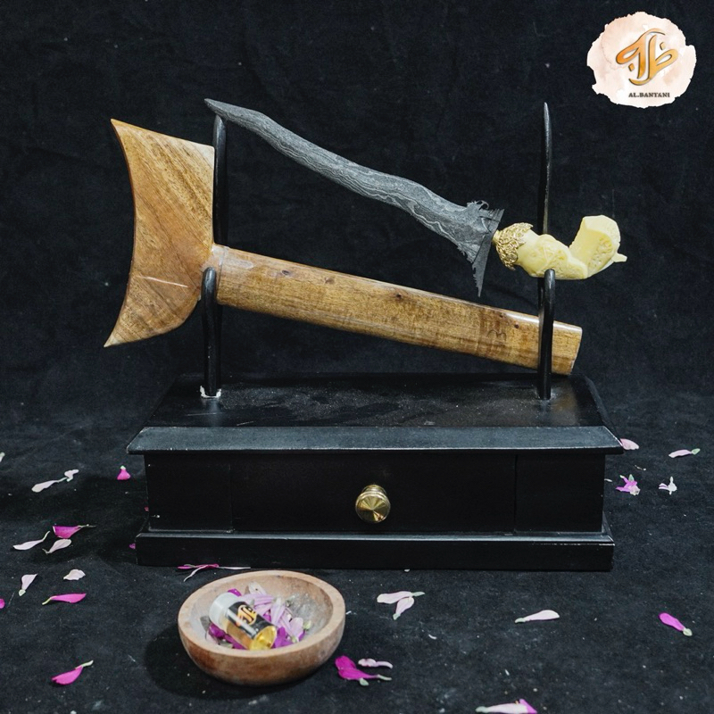 Keris Bugis Pande Saras Campur Bawur Pamor