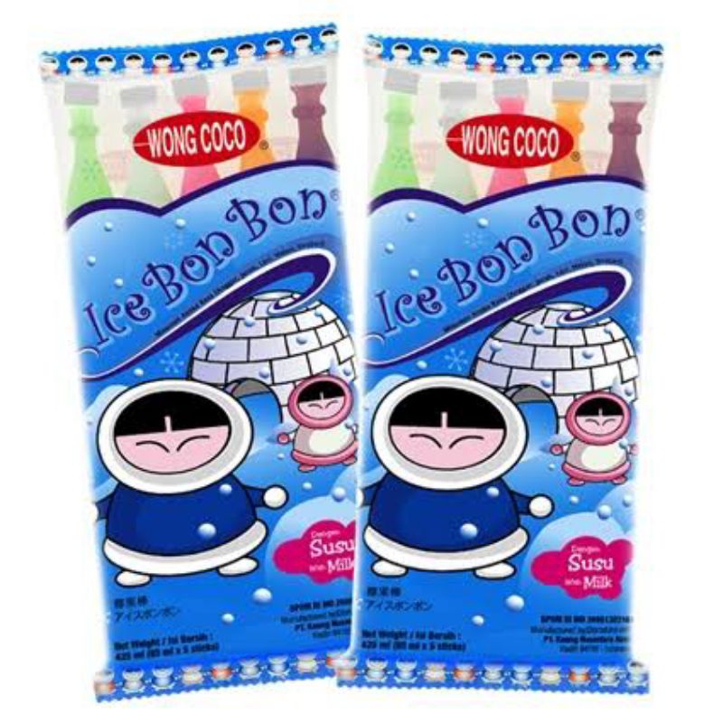 

WONG COCO Ice Bon - Bon PCK 5's x 80 GR