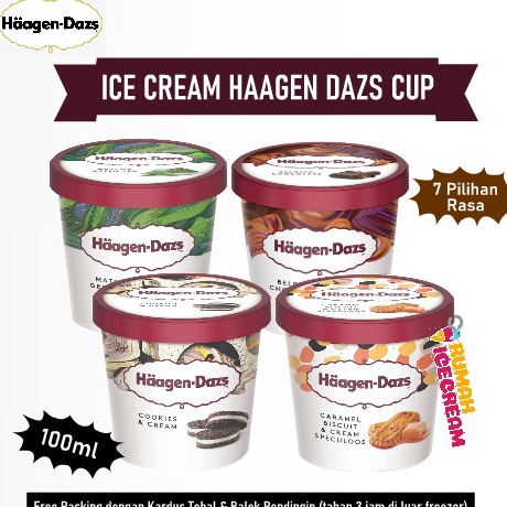 

XHRX1798 Free Ongkir Ice Cream HaagenDazs Cup 1Ml