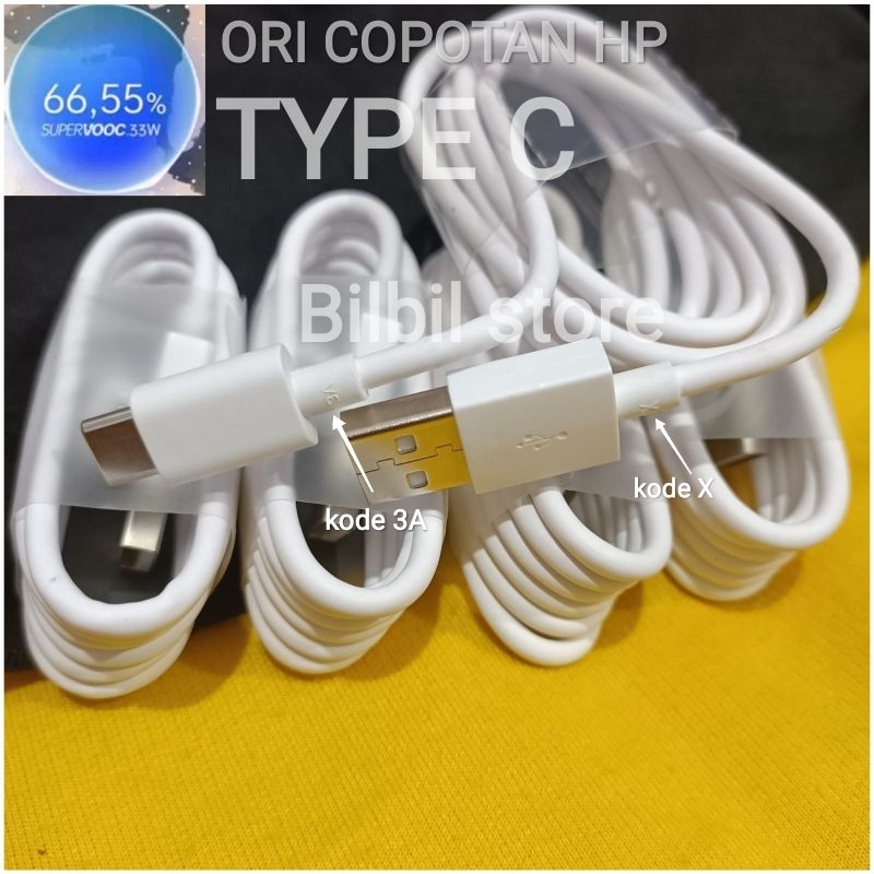 KABEL DATA OPPO 33 WATT COPOTAN HP ORiGiNAL 100% RENO 4F A16 A57 A77 A55 A95 A74 A53 A54 A33 ASLi BA