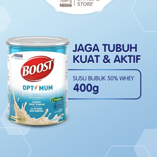 

JBZN2713 Jangan Sampai Kehabisan NESTLE BOOST Optimum Susu Nutrisi Vanila Dewasa dan Lansia Kaleng 4g