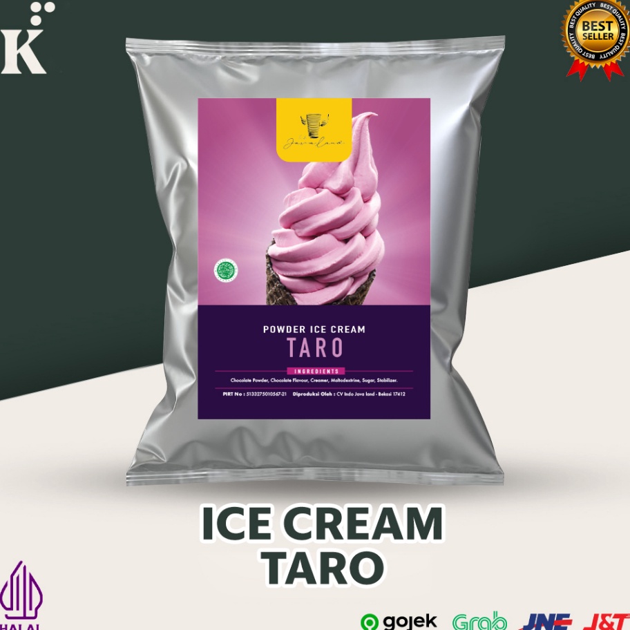 

JSMZ9789 XG34448 Powder Es Krim Taro 1 Kg Javaland