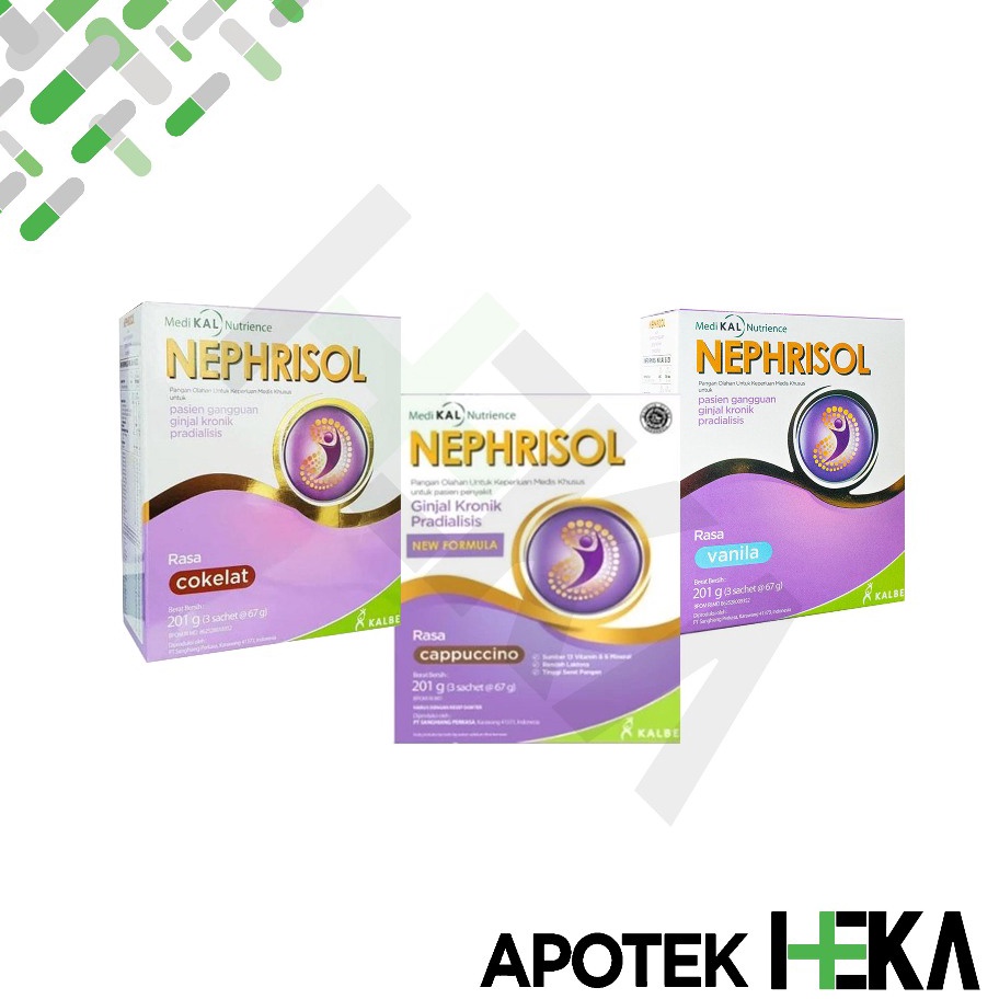 

DiSkon Nephrisol VanilaCappucino 21 gram Pasien Ginjal Pradialisis