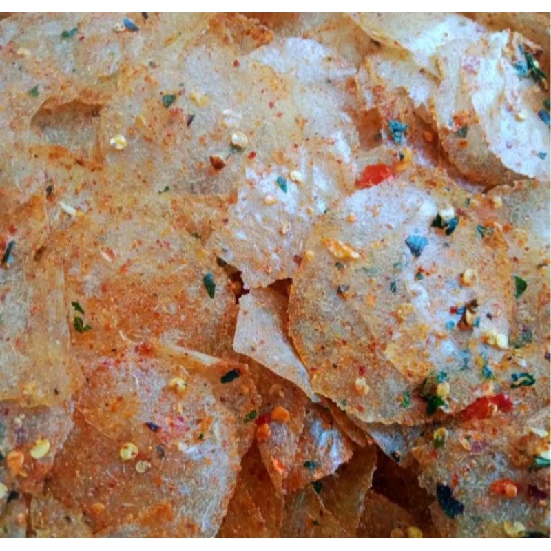 

Keripik Kaca Pedas Daun Jeruk