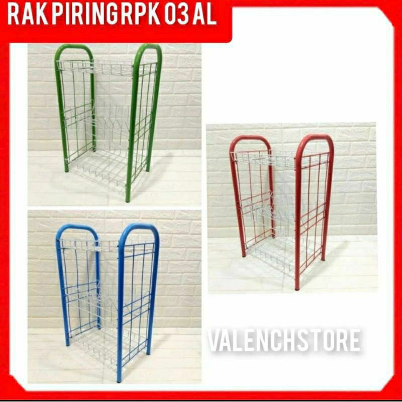 Rak piring 3 susun