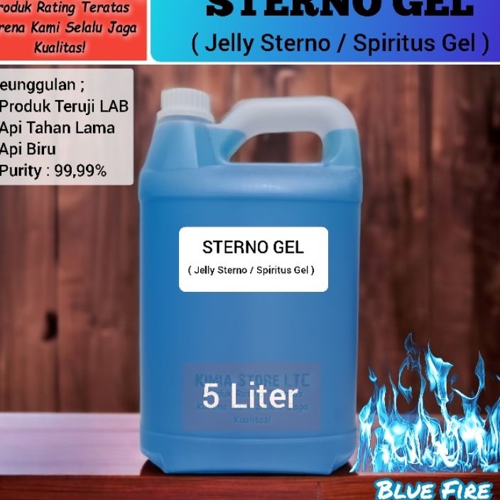 PROMO SALE Sterno Gel 5 Liter  Isi Ulang Sterno Gel  Jelly Sterno  Spiritus Gel