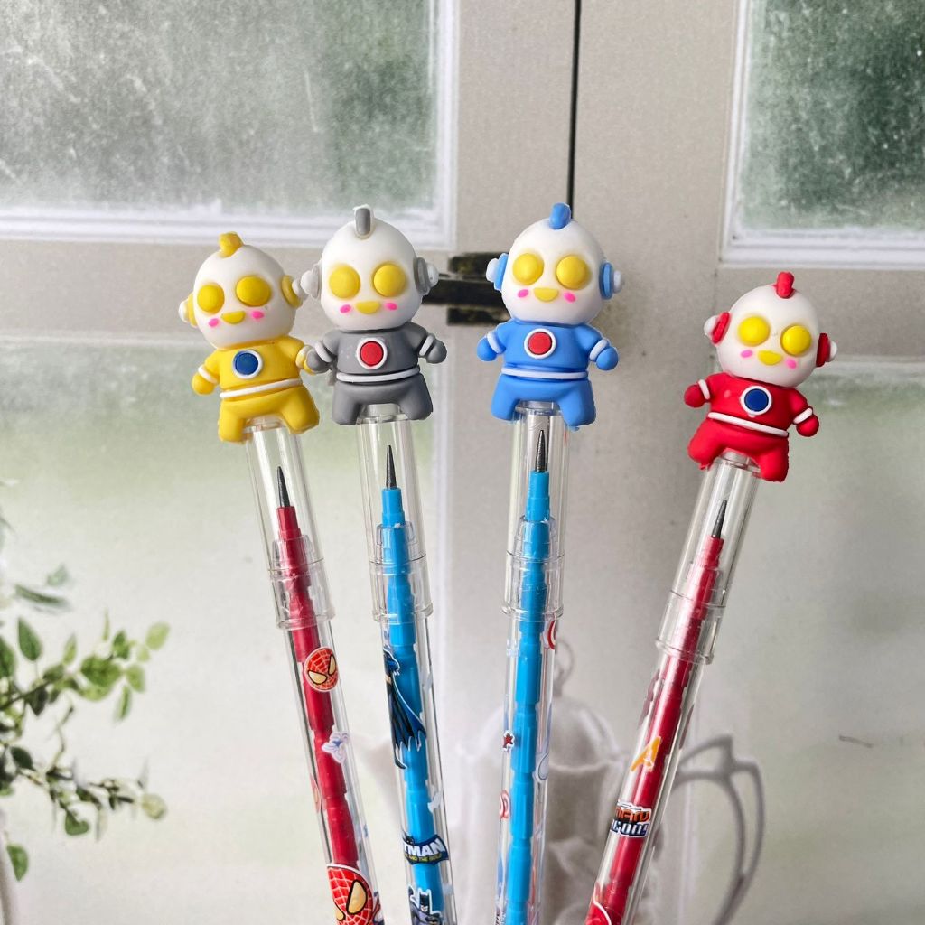 

PENSIL SUSUN ULTRAMAN PS-1099 pensil susun karakter miniatur superhero pensil karakter unik viral kekinian harga terjangkau