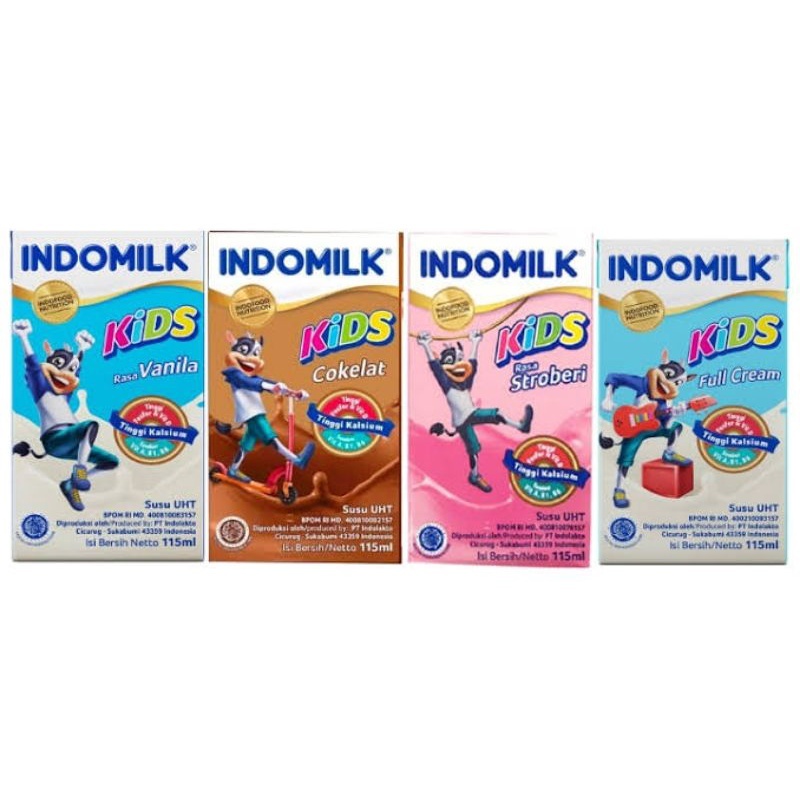 

INDOMILK KIDS SUSU CAIR UHT 115ML(5'S)