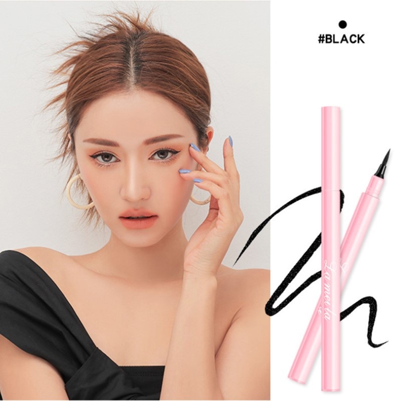 [COD] Lameila Black Eyeliner | Lameila Fine Brush Head Eye Liner 775 | 24hours jam