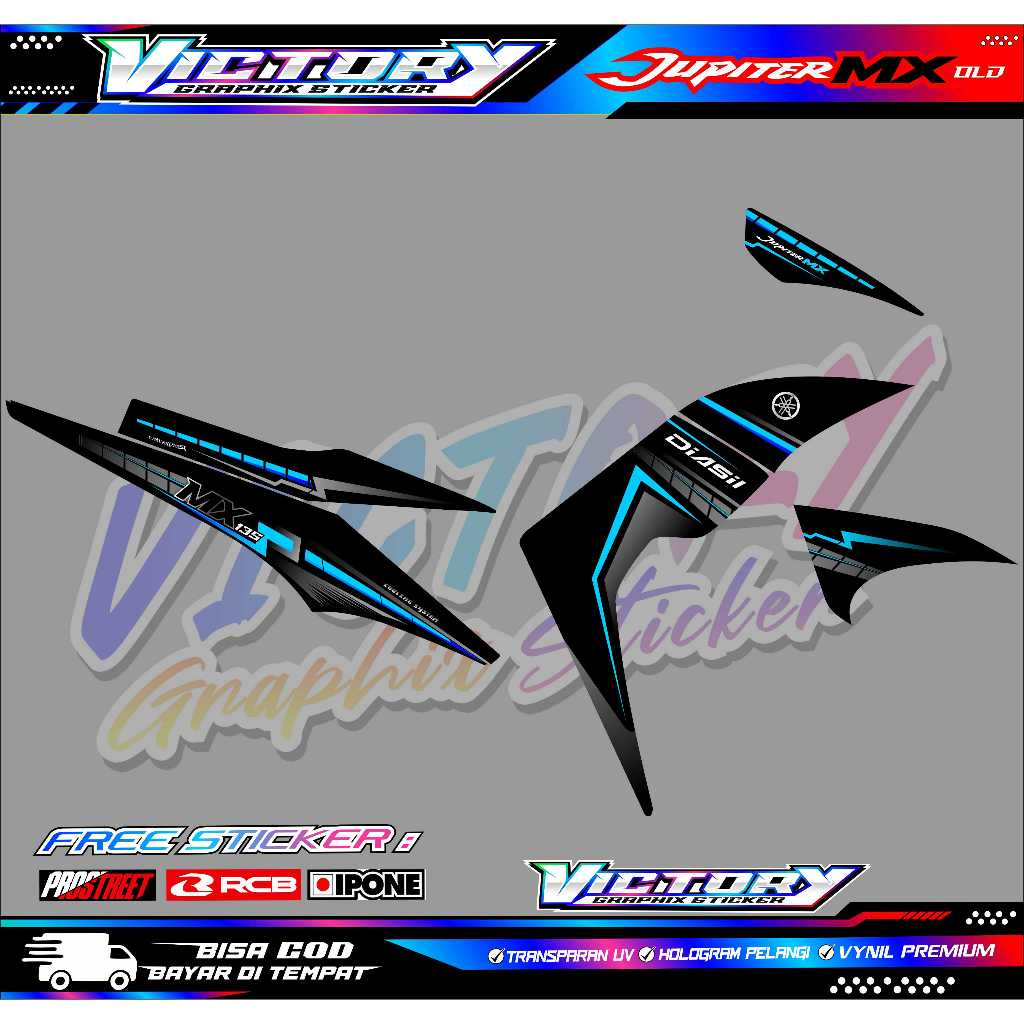 STRIPING VARIASI JUPITER MX OLD / STICKER LIST VARIASI JUPITER MX OLD