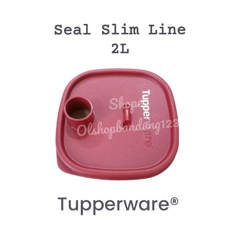 Tupperware Seal Slim Line Tutup Botol Minum 2L