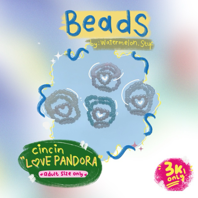 Cincin manik [love pandora]