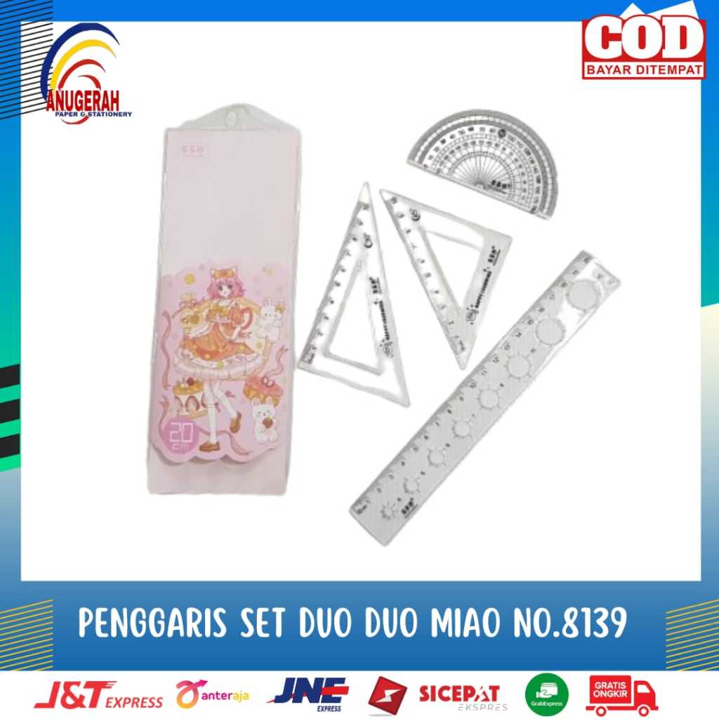 

PENGGARIS SET DUO DUO MIAO NO. 8139 (SET)