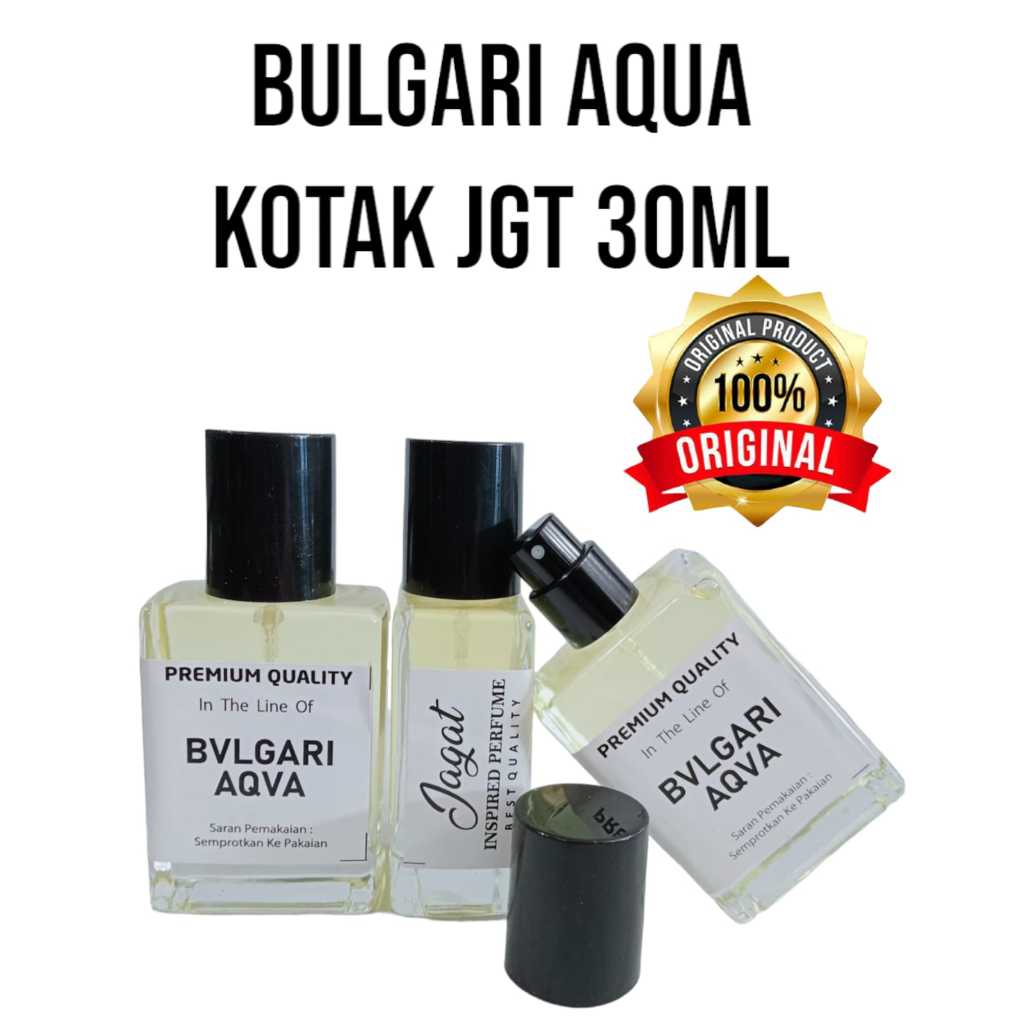 (30KTK JGT BULGARI AQUA) PARFUM INSPIRED PREMIUM KUALITAS TERBAIK. PARFUM TAHAN LAMA 30 ML BERBAGAI 
