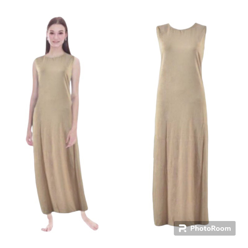 Inner Tanpa Lengan Manset Tunik Manset Gamis