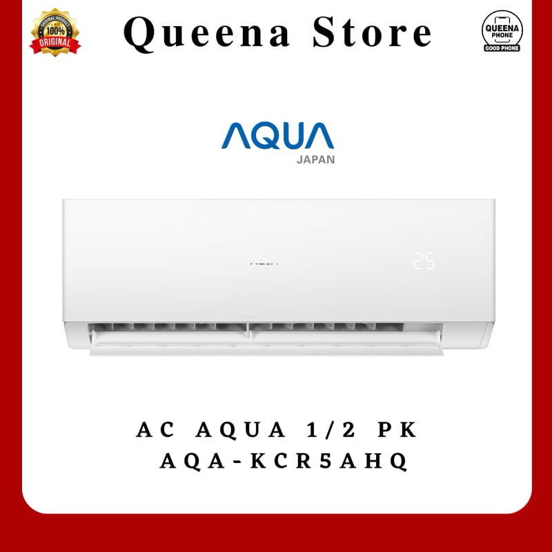 AC AQUA 1/2PK AQA-KCR5AHQ & AC AQUA 1 PK AQA-KCR9AHQ BERGARANSI RESMI 1 TAHUN INDONESIA