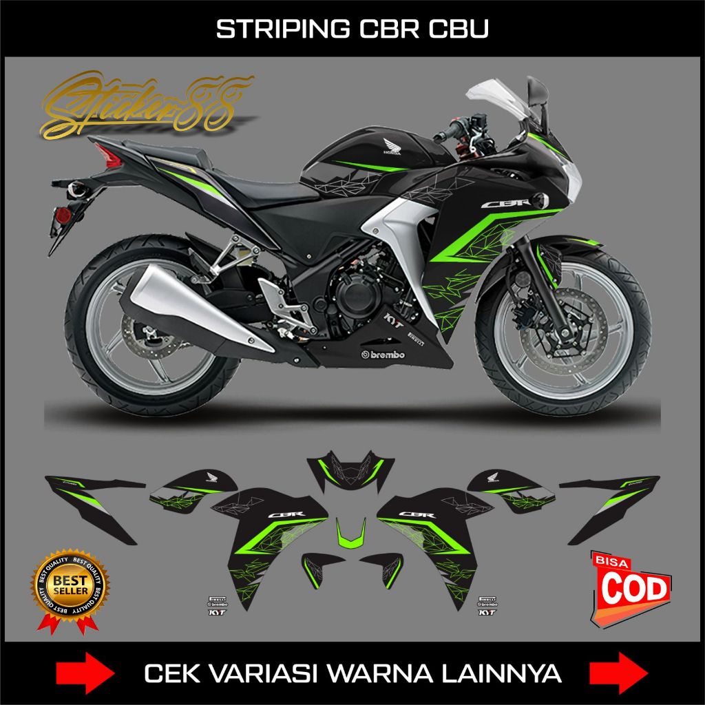 STRIPING HONDA CBR cbu GRAFIS COSTUM / STIKER STRIPING CBR CBU OLD