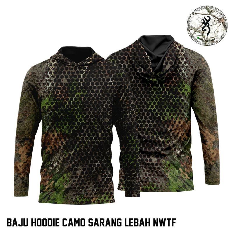 KAOS HOODIE CAMO SARANG LEBAH NWTF