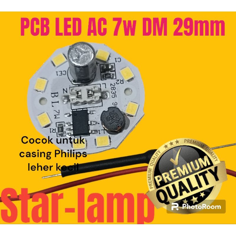 PCB LED AC 7w DM 29mm