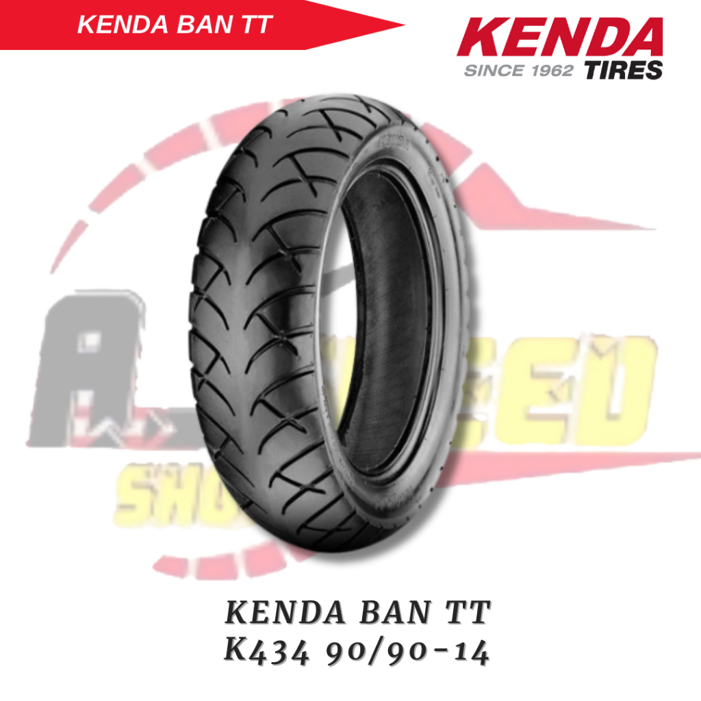 Kenda Ban Motor Type K434 Tube Type BAN BELAKANG VARIO,BEAT FI,SCOOPY (PAKAI BAN DALAM) Original 100