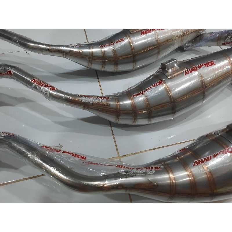 knalpot Ahau ninja r,ss,rr perut 40 original