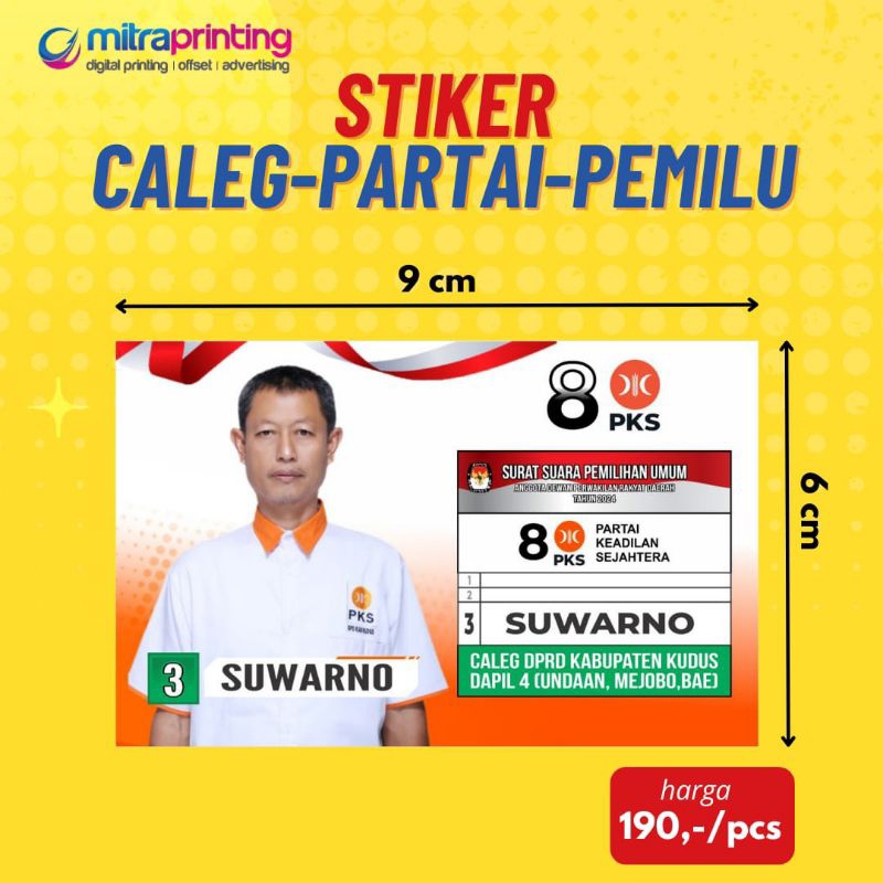 

PROMO - Stiker caleg / partai / pemilu / pilkada