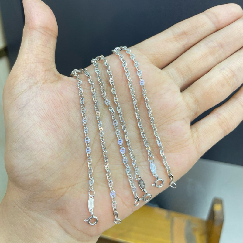 Gelang tangan 1 gram emas putih 375%/8k