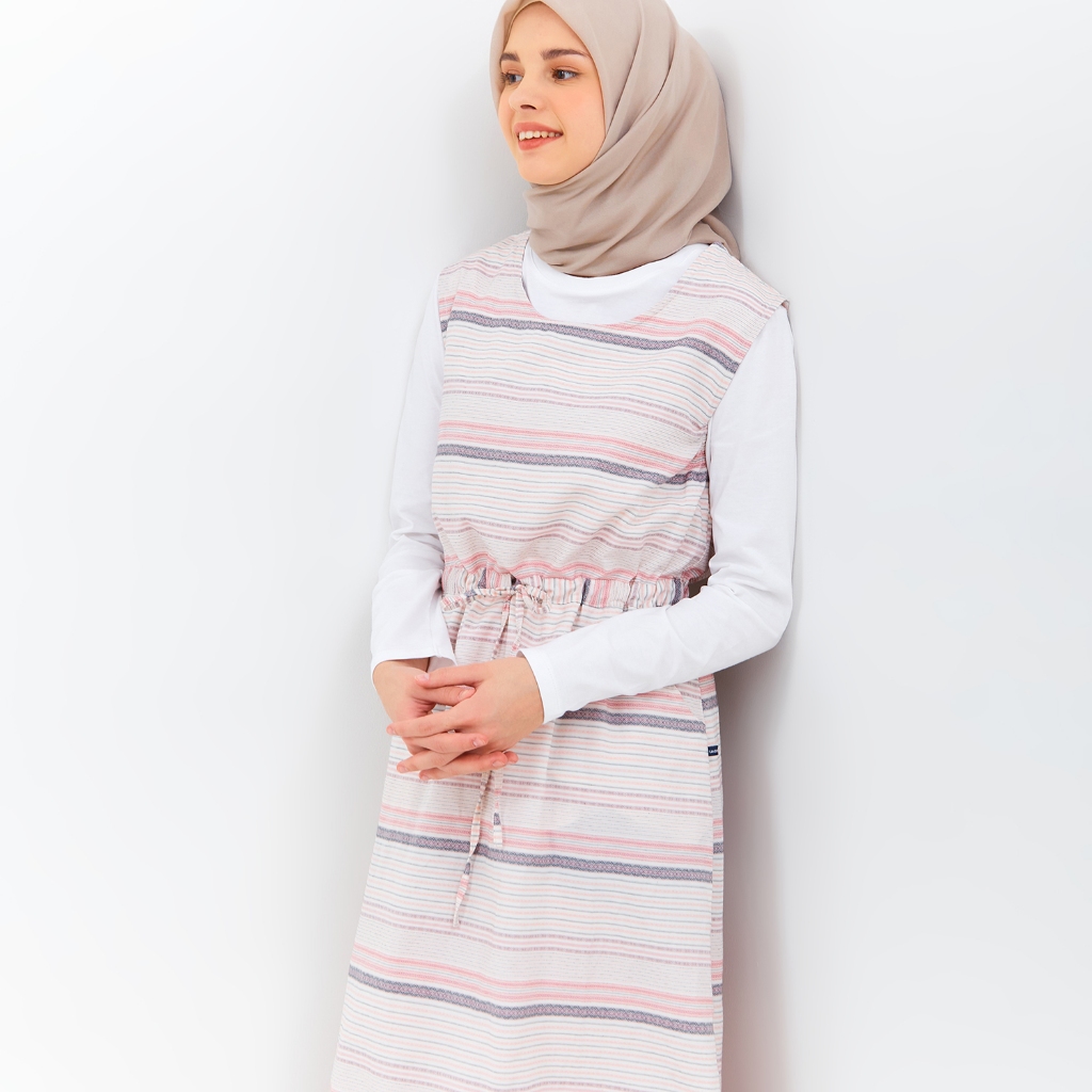 Flamoush Qivans Ecru Overall Wanita