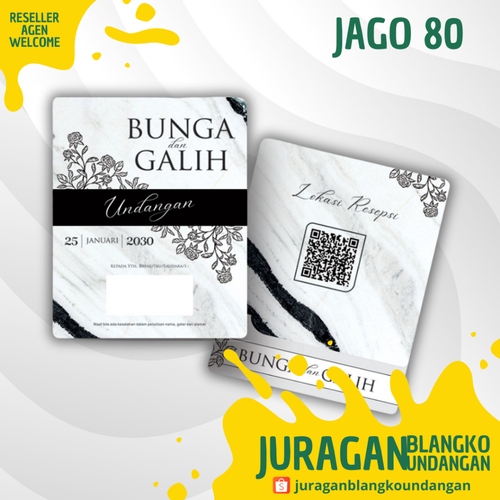 BLANGKO UNDANGAN JAGO 80 | JURAGAN BLANGKO UNDANGAN