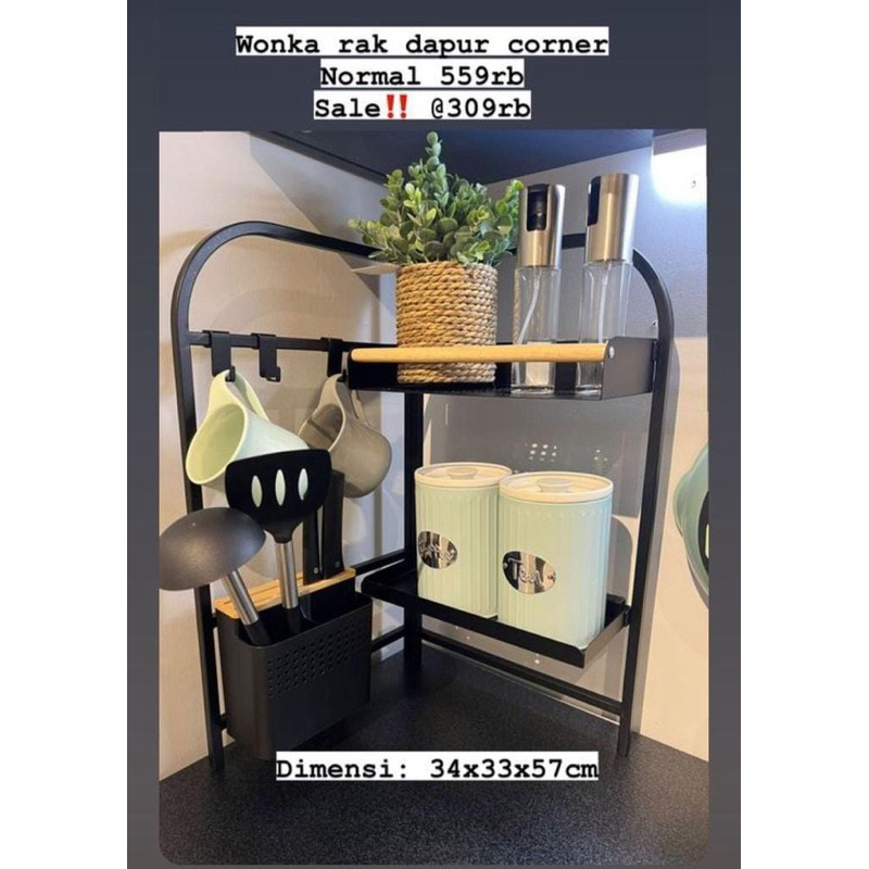 Informa wonka rak dapur corner