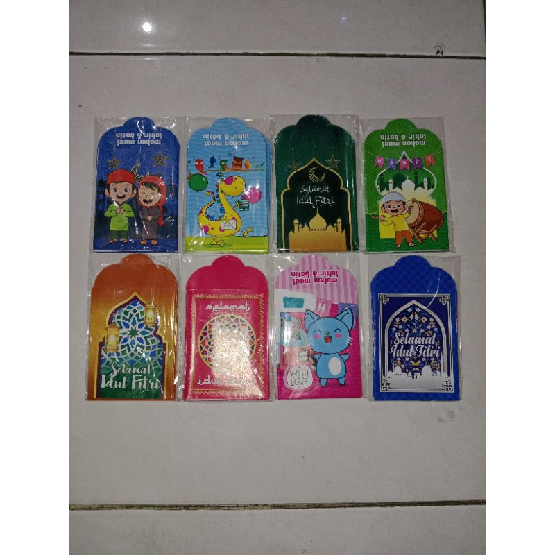 

(10pcs) AMPLOP LEBARAN M / ANGPAO LEBARAN UKURAN MEDIUM / AMPLOP UANG HARI RAYA