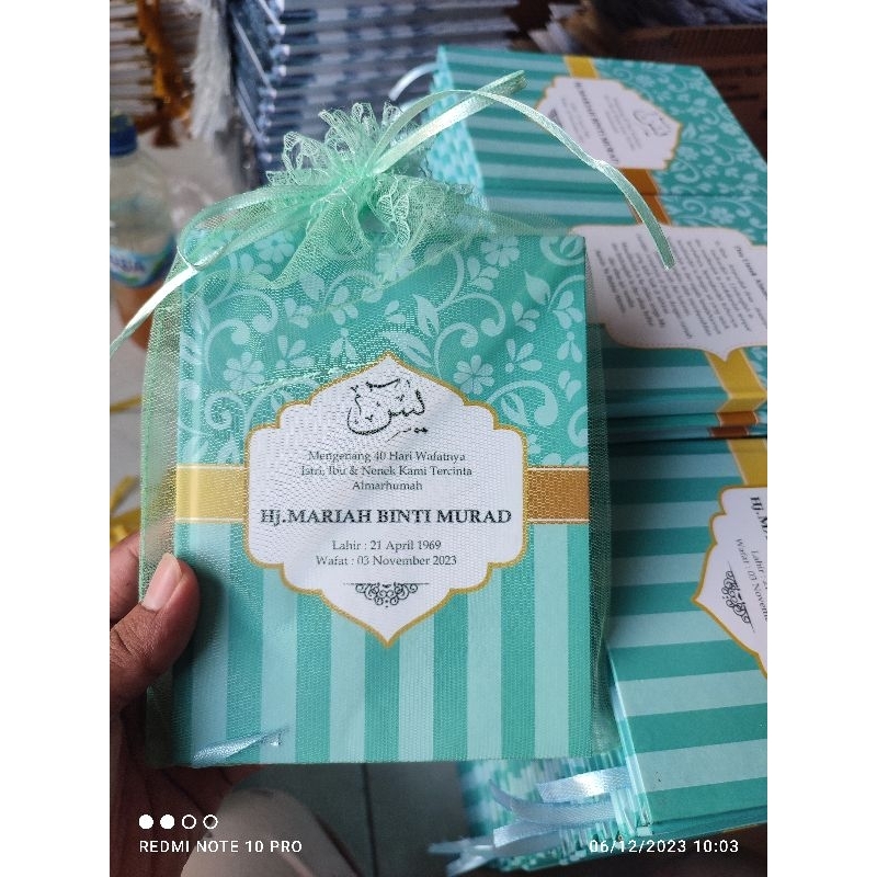 buku yasin hardcover 128 halaman