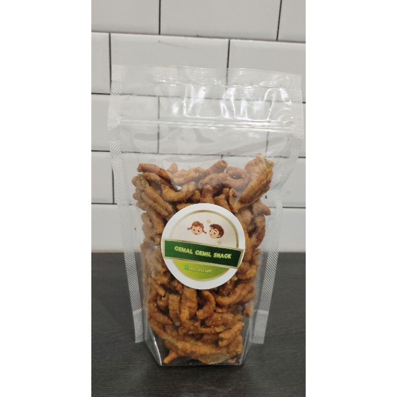 

Keripik Usus Ayam 200 gram Rasa Balado