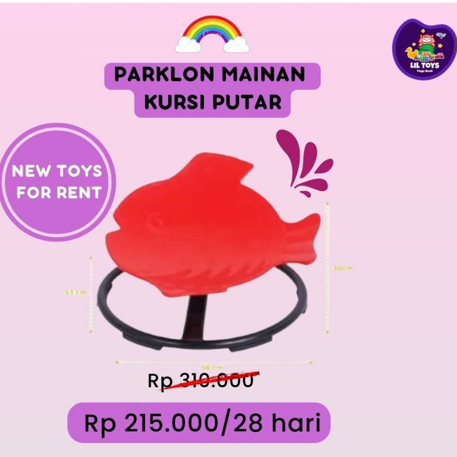 SEWA Parklon Mainan Kursi Putar Anak